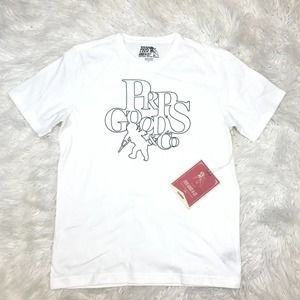 Prps Goods & Co Box Angel Print Logo T-Shirt White PRP's Tee
